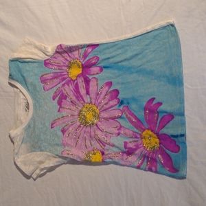 Girls floral T shirt